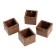 Furniture rubber pad felt, square, d = 30-35 mm, 4 pcs