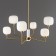 Freya FR5373CL-06BS Tender ceiling lamp, 690x690x680 mm, G9, 6x40W, brass color
