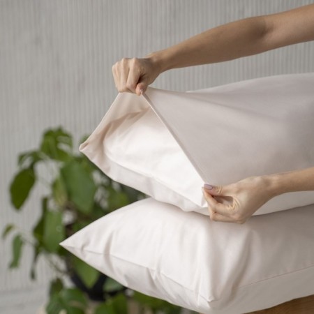 Set of pillowcases "era", size 50x70 cm, pink color, 2 pcs-1