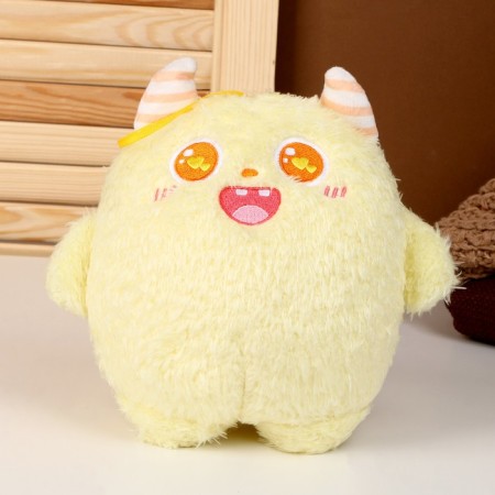 Soft toy "Monster", 20 cm, yellow color-1