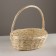 A set of baskets of 3 pcs, 45x36x16xh43cm, white, willow