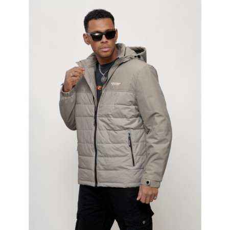 Sports male jacket, size 62, gray color-1