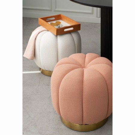 Swend Puf, 450 × 450 × 420 mm, peach color-6