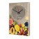 Carty clock is wall-mounted, for the kitchen, "tropical fruits", a smooth move, 57 x 35 x 4 cm