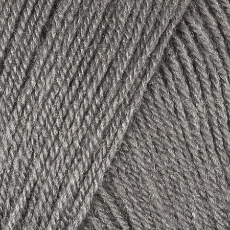 Yarn "Superlana Tig" 25% wool, 75% acrylic 570m/100g (87 coal-gray)
