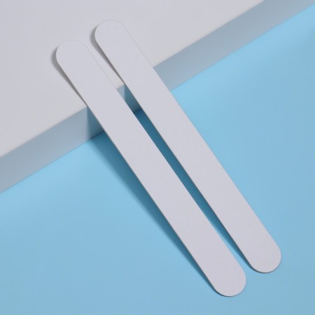 Wooden-based files on a wooden basis, abrasiveness 180, 18 cm, 2 pcs, white color-1
