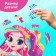Figure puzzle with rhinestones "Sea Princess", 70 parts