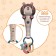 Musical toy "Cute Bear", sound, light, color light brown