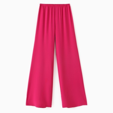 Women's pants Minaku: Casual Collection, pink color, size 42-12