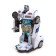 Robot radio -controlled "policeman", transforms, light and sound effects