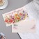 Money envelope "Happy Birthday!" Flowers in the meadow, 18.5x8.5 cm