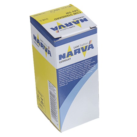 Car lamp Narva Festoon Lamps, C5W, 24 V, 5 W, (SV8.5)-2