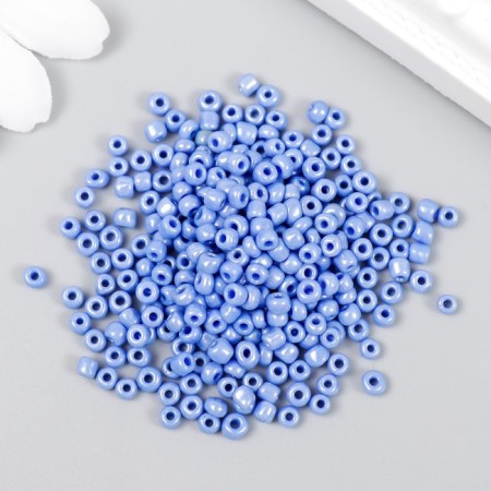 Beads "Zlatka" 08/0, 3 mm, 10 g 0123a t. Blue-1
