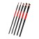 Set of brushes nylon 5 pieces: 2 round, 3 flat