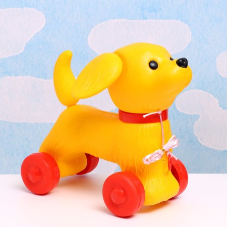 Developing toy - catka children's "dog" on a rope, 26 x 15 x 27cm