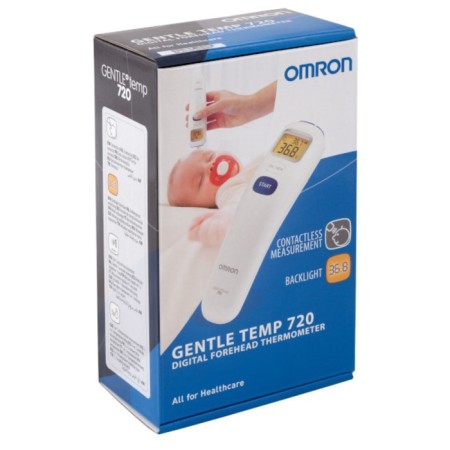 Electronic thermometer Omron Gentle TEMP 720 (MC-720-E), infrared, memory, sound signal, white-3