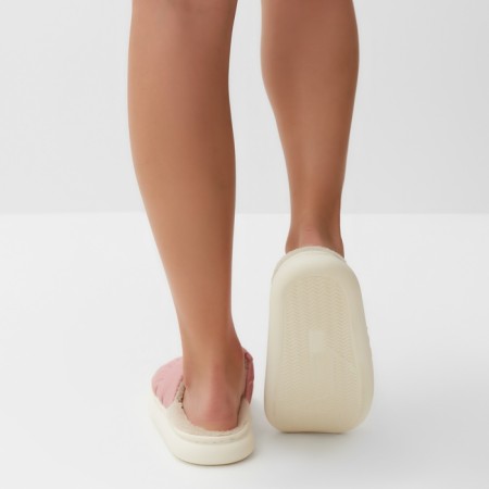 Women's slippers, size 40-41, pink color-16
