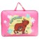 A3 folder with handles of textiles 45 mm 475*345 mm PMD 3-20 "Capybara" (handle) 72971