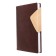 Diary 205x150 mm 168 sheets, leatherette, unit 70 g/m2, liesse, magnetic refuge, brown