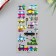 Sticker plastic holography "Transport" MIX 29x11 cm