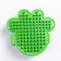 Orthodox brush "Paw", 10.5 cm, green