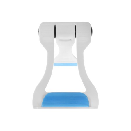 Luazon phone stand, folding, reinforced, adjustable height, white/blue-6