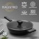 Pan Magistro Warrior, D = 26 cm, h = 7 cm, with a glass lid, a Soft-Touch handle, anti-stick coating, induction