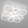 Ceiling Citilux "Romb" CL236180R, 8x13.1W, LED, white color