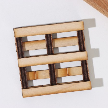 Hot "lattice" stand, 6 x 6cm-2