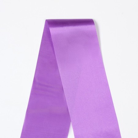 Tape "graduate", lilac atlas with a year 3D-5