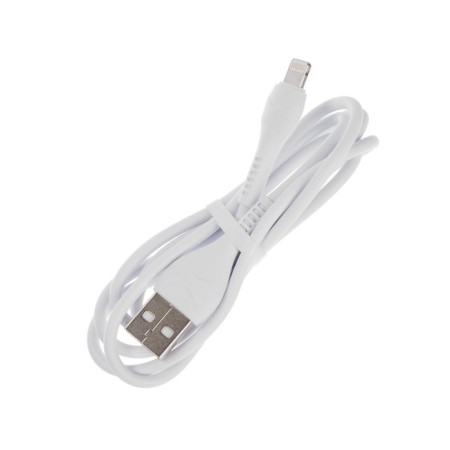 Network charger Hoco C81a, USB - 2.1 a, Lightning 1 m cable, white-2