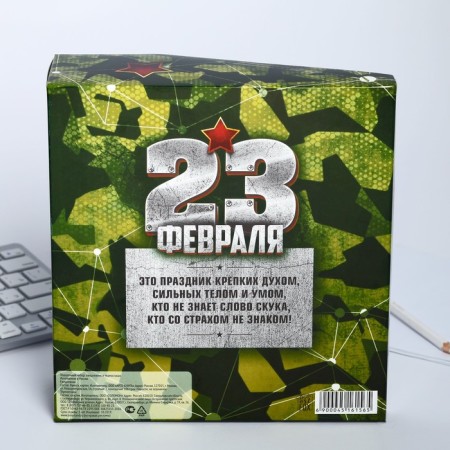 Gift set "February 23 Tank": Diary and thermostat-6