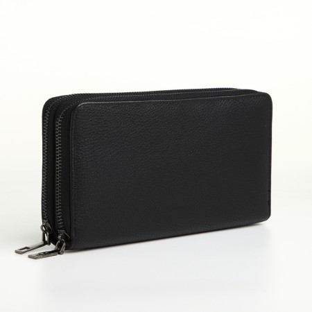 Male clutch on lightning, textura, black color