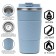 Thermal circle, 500 ml, Original "Master K.", retains heat 10 hours, blue
