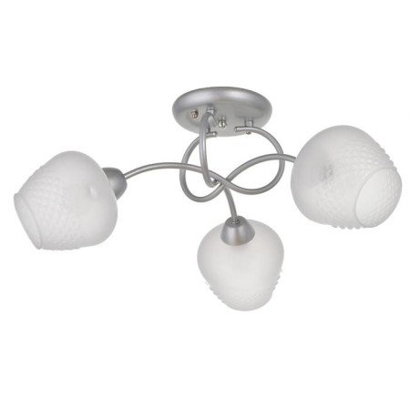 Chandelier 1085/3SL 40W E27 silver 54x54x24 cm Bayerlux-3