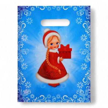 Package "granddaughter", plastic with a cut pen, 30x23 cm, 30 μm