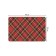 A set of napkins for setting the table “red classic cage”, rectangular, rounded edges, size 30x46 cm, 4 pcs