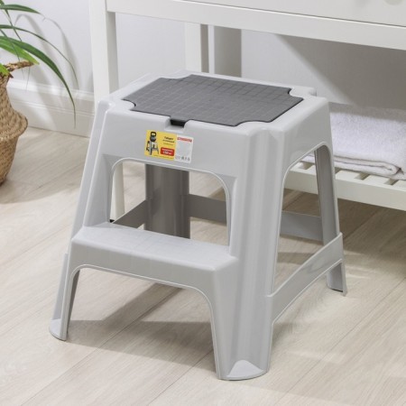 Stool with step and box "Wolf", color mix