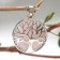 Suspension wood in the circle "Quartz Pink"