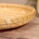 The tray is wicker, from bamboo 30x30x2 cm