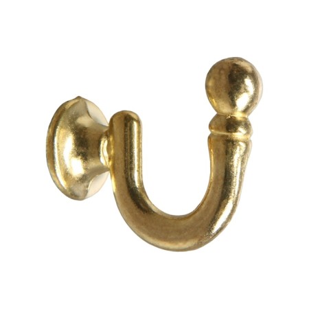 Hook for curtains ks003, one -rod, color gold-3