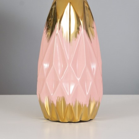 Table lamp "Andrea" 1x40W E14 pink/gold 24x24x40cm-6