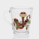 New Year's glass coffee mug "New Year's snakes", 250 ml, mix
