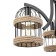 Senza chandelier 3he27 Black 44x39x20 cm