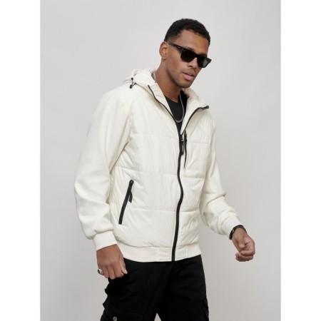 Sports male jacket, size 54, white color-7