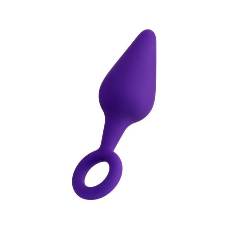 Bung anal plug, silicone, purple color, 11.5 cm, d = 3.3 cm-1