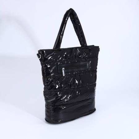 Luggage bag, external pocket, long belt, black color-1