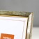 Photo frame plastic 10x15 cm 1557 bronze