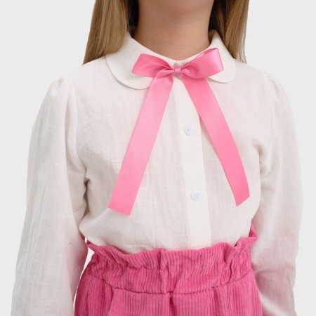 Children's shirt KAFTAN, size 36 (134-140 cm), white color-3