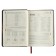 Leduced A5 Diary, 136 Velvet Index sheets, hard cover, artificial leather, Soft Touch lamination, lies, tinted block 70 g/m2, gray